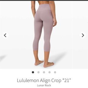 lululemon align crop 21